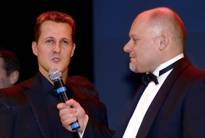 Михаэль Шумахер и Мэтт Бишоп