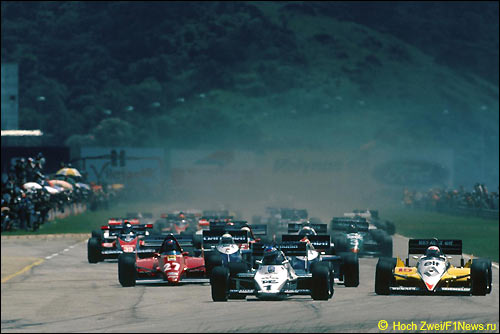 Жакарепагуа. Старт Гран При Бразилии'83