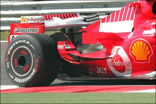 Обтекатели задних колес Ferrari в Турции