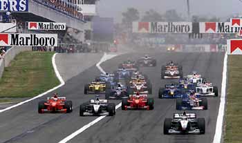 Гран-при Испании! 1999 год. Старт гонки.