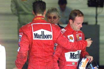 Михаэль Шумахер и Рубенс Баррикелло