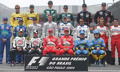 Все гонщики чемпионата - Бразилия '04