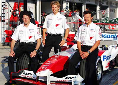 Ricardo Zonta, Ryan Briscoe, Olivier Panis