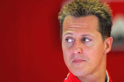 Михаэль Шумахер на тестах в Монце