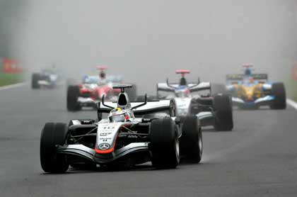 Старт Гран При Бельгии