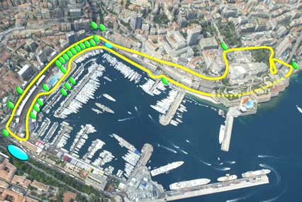 Трасса в Монако