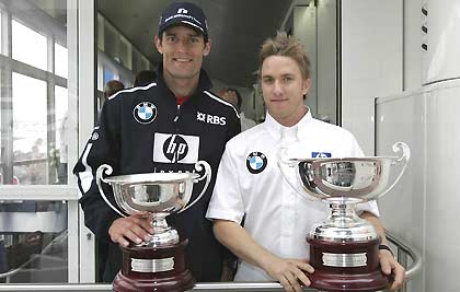 Марк Уэббер и Ник Хайдфельд