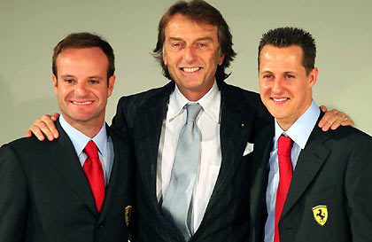 Михаэль Шумахер и Рубенс Баррикелло