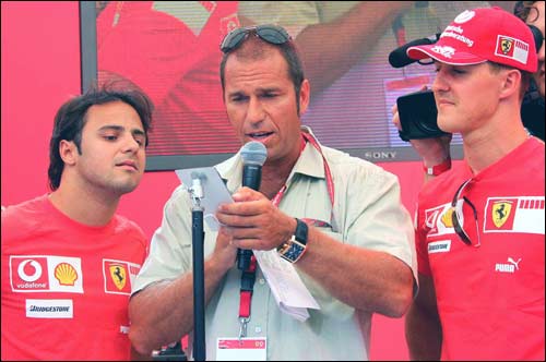 Фелипе Масса и Михаэль Шумахер