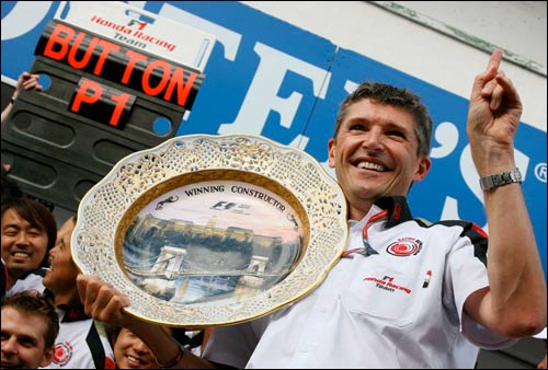 Ник Фрай - первая победа Баттона и первая победа в новейшей истории Honda
