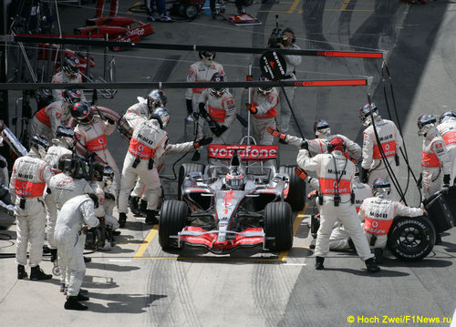 Пит-стоп Фернандо Алонсо