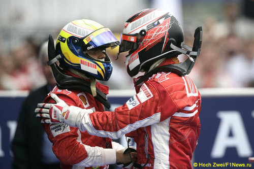 Кими Райкконен и Фелипе Масса