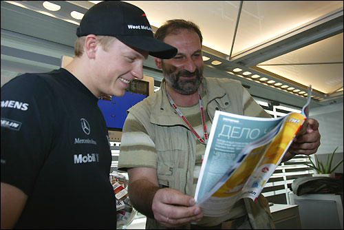 Кими Райкконен и Борис Мурадов