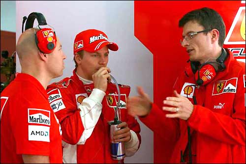 Кими Райкконен и Крис Дайер