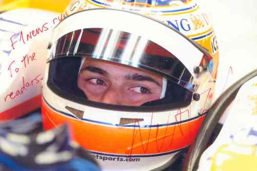 Нельсиньо Пике. Автограф для читателей F1News.Ru