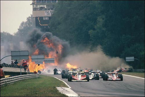 Авария в Монце