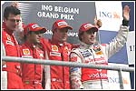 Подиум Гран При Бельгии