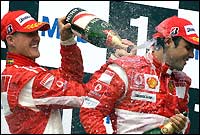 Михаэль Шумахер и Фелипе Масса