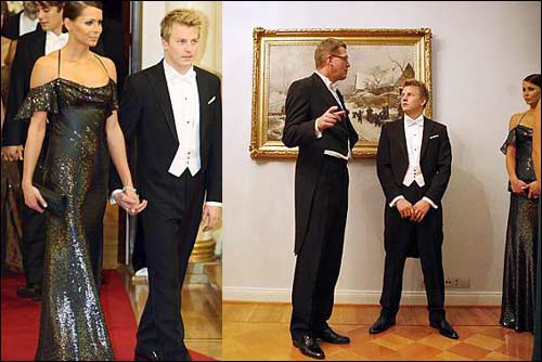 Кими и Дженни на приеме у президента Финляндии