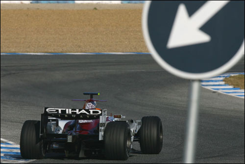 Витантонио Лиуцци на тестах Force India