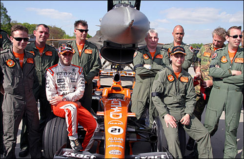 Spyker F8-VII и F-16