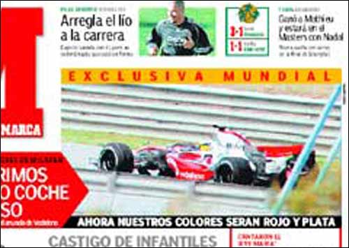 Фото с обложки Marca