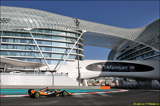 Пато О'Вард на тестах в Абу-Даби