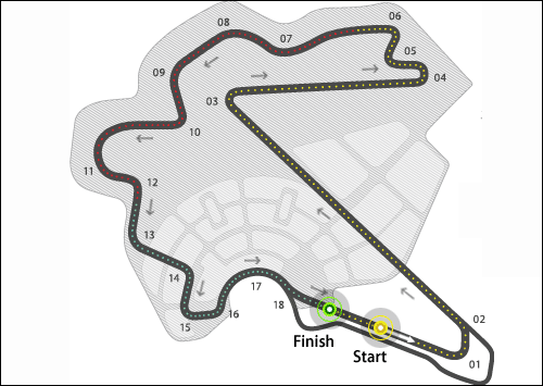 Схема трассы